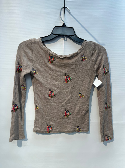 Vist Large View of Product Image Which is Used Free People Long Sleeve T-Shirt XS-0/2 60132-S000100921