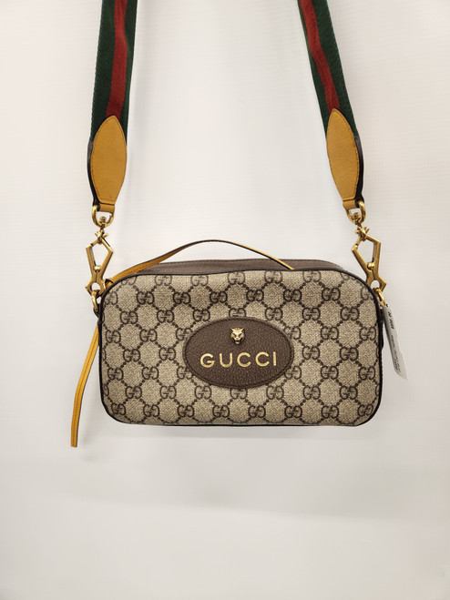 Vist Large View of Product Image Which is Used Gucci Large Leather Handbag 60027-S001353866