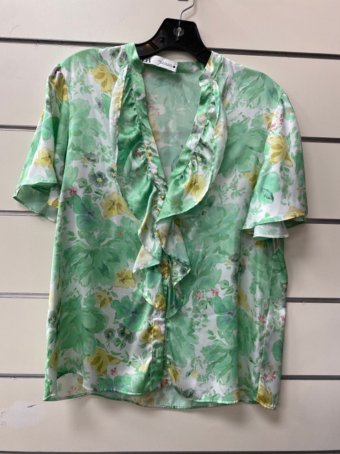 Vist Large View of Product Image Which is Used Zara Short Sleeve Top F XL-16