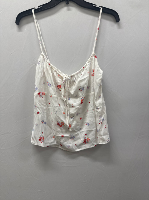 Vist Large View of Product Image Which is Used White MNG by Mango Tank Top M-8/10 60137-S000066109