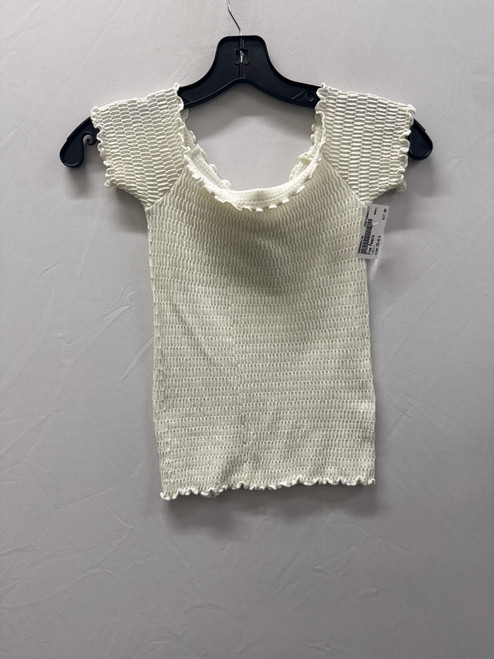 Vist Large View of Product Image Which is Used White Free People T-Shirt XS-0/2 60137-S000066130