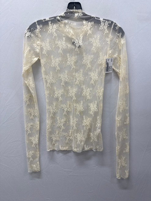 Vist Large View of Product Image Which is Used Cream Free People Long Sleeve Top XS-0/2 60137-S000066146