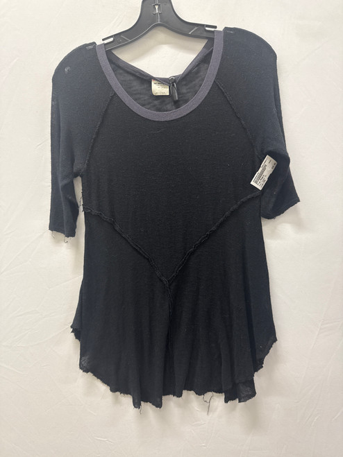 Vist Large View of Product Image Which is Used Black Free People Short Sleeve Top XXS 60137-S000066154