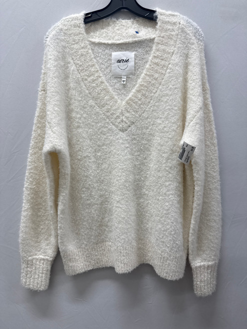 Vist Large View of Product Image Which is Used White Aerie Lightweight Sweater XS-0/2 60137-S000066192