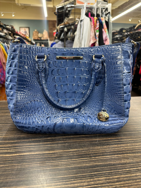 Vist Large View of Product Image Which is Used Brahmin Large Leather Handbag 60031-S000765665