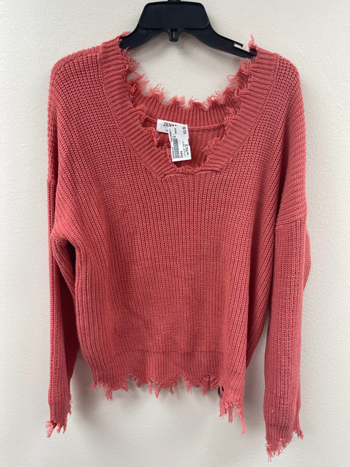 Vist Large View of Product Image Which is Used Zenana Lightweight Sweater M-8/10
