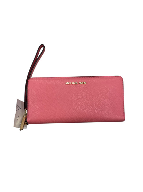Vist Large View of Product Image Which is Used Michael Michael Kors Leather Wristlet 60069-S000708824
