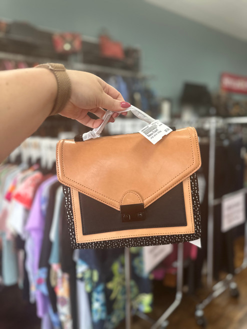 Vist Large View of Product Image Which is Used Rebecca Minkoff Large Leather Handbag 60032-S000638159