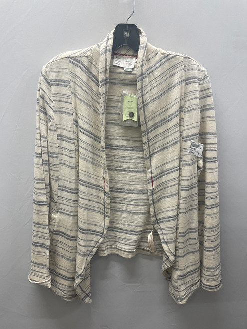 Vist Large View of Product Image Which is Used NWT Beige Striped Anthropologie Saturday Sunday Long Sleeve Top XS-0/2 60137-S000066614