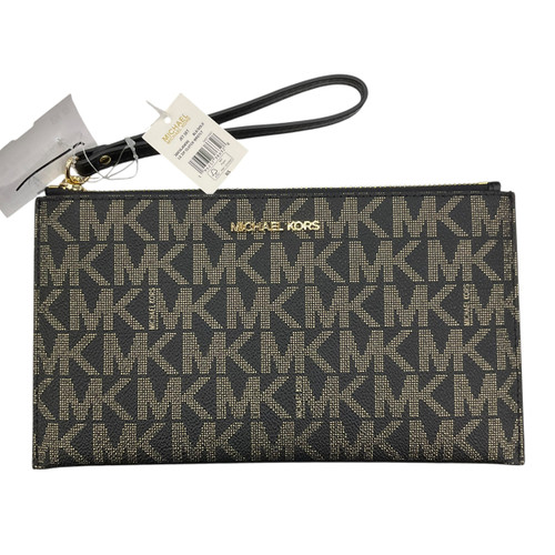 Vist Large View of Product Image Which is Used Michael Michael Kors Leather Wristlet 60017-S001058361