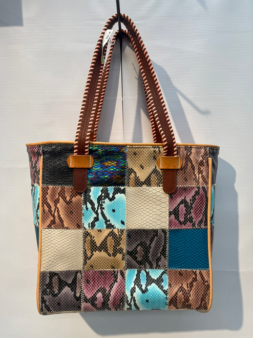 Vist Large View of Product Image Which is Used Consuela Xlarge Leather Handbag 60132-S000101842