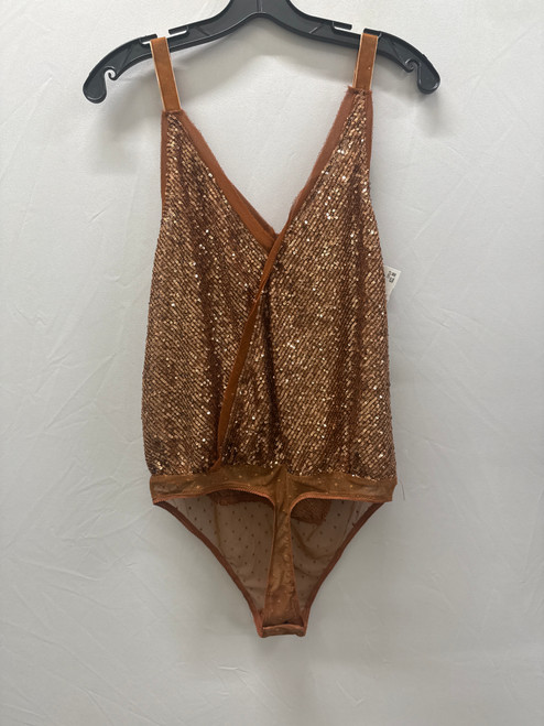 Vist Large View of Product Image Which is Used Brown Free People Sleeveless Top L-12/14 60137-S000066757