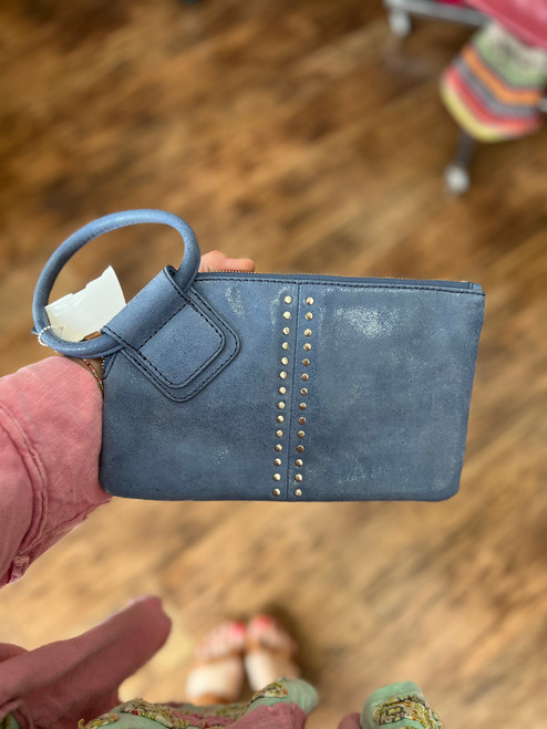 Vist Large View of Product Image Which is Used Hobo Leather Wristlet 60032-S000638525