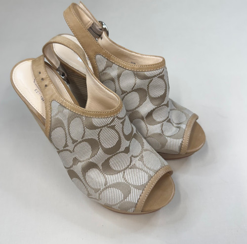 Vist Large View of Product Image Which is Used Coach Wedge Sandals 6.5 60006-S001107743