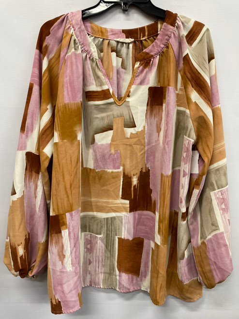 Vist Large View of Product Image Which is Used Entro Long Sleeve Top 1X-18