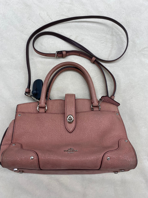 Vist Large View of Product Image Which is Used Coach Large Leather Handbag