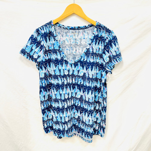 Vist Large View of Product Image Which is Used Lilly Pulitzer Short Sleeve Top P L-12/14