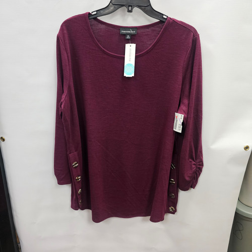 Vist Large View of Product Image Which is  NWT Unbranded Long Sleeve Top XXL-20 60112-S000422784