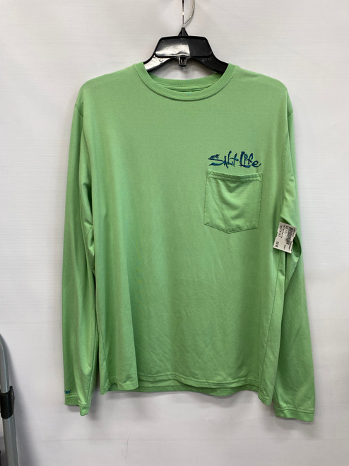 Vist Large View of Product Image Which is Used Salt Life Mens Long Sleeve Top S/14-14.5