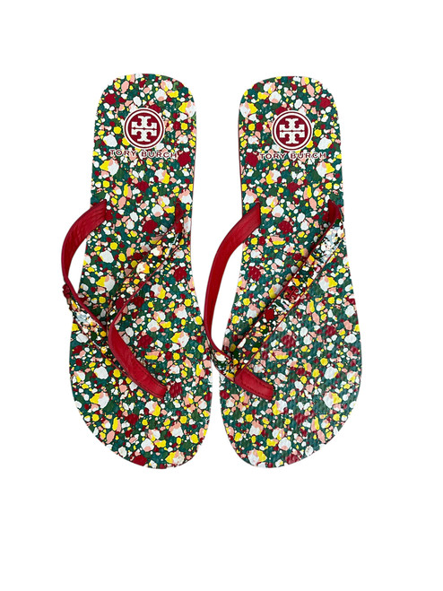 Used Tory Burch Flip Flops 9 60135-S000082126 Vist Large View of Product Image Which is Used Tory Burch Flip Flops 9