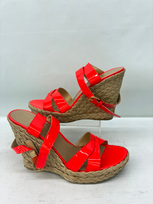 Vist Large View of Product Image Which is Used Stuart Weitzman Wedge Sandals 9.5