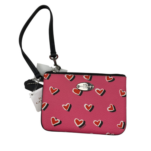 Vist Large View of Product Image Which is Used Coach Leather Wristlet
