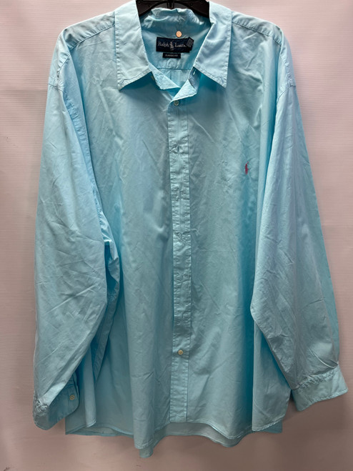 Vist Large View of Product Image Which is Used Ralph Lauren Blue Label Mens Long Sleeve Top 3X/19-19.5