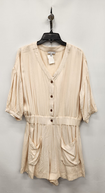 Vist Large View of Product Image Which is Used White Birch Romper M-8/10