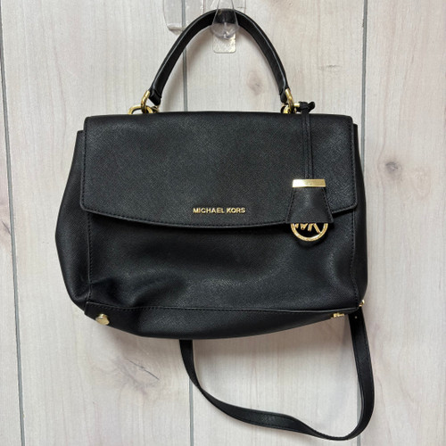 Vist Large View of Product Image Which is Used Michael Michael Kors Large Leather Handbag