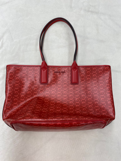 Vist Large View of Product Image Which is Used Michael Michael Kors Large Leather Handbag
