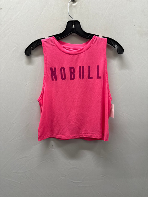 Vist Large View of Product Image Which is Used Nobull Pink Cropped Tank Top XS-0/2
