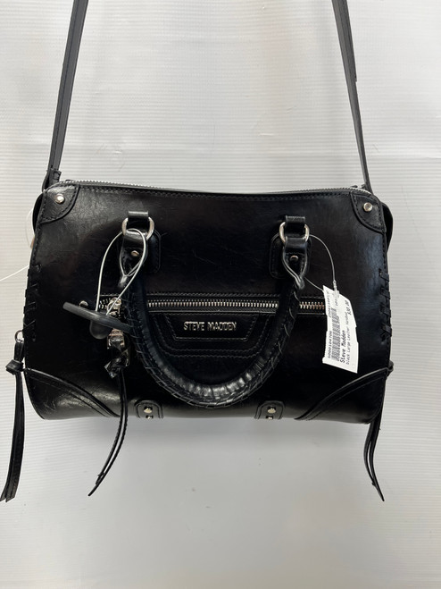 Vist Large View of Product Image Which is Used Steve Madden Large Leather Handbag