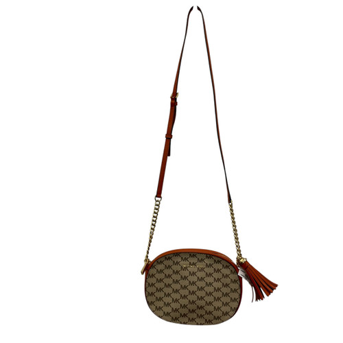 Vist Large View of Product Image Which is Used Michael Michael Kors Small Leather Handbag