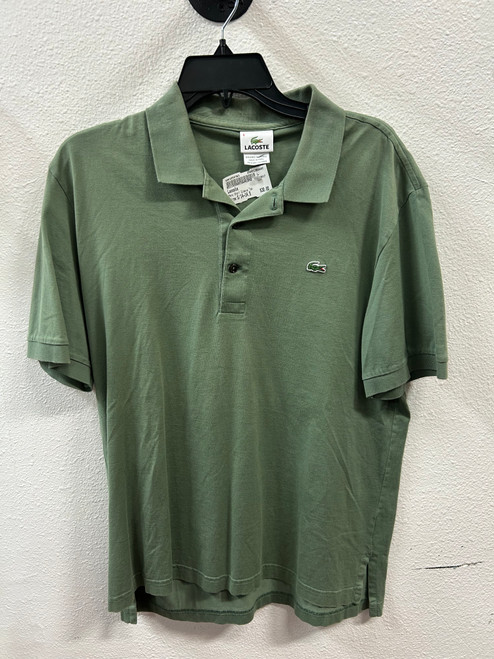 Vist Large View of Product Image Which is Used Lacoste Mens Short Sleeve Top S/14-14.5