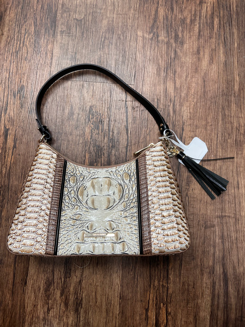 Vist Large View of Product Image Which is Used Brahmin Large Leather Handbag
