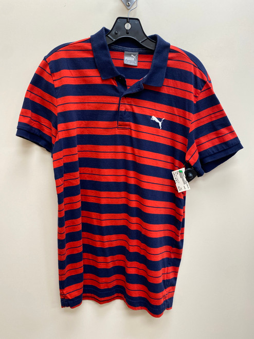 Vist Large View of Product Image Which is Used Puma Mens Short Sleeve Top L/16-16.5