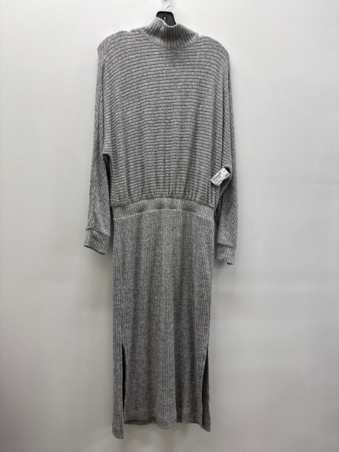 Vist Large View of Product Image Which is Used NWT Grey Anthropologie Saturday Sunday Mariah Ribbed  Long Dress B M-8/10