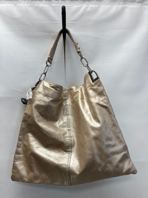Vist Large View of Product Image Which is Used Badgley Mischka Large Leather Handbag