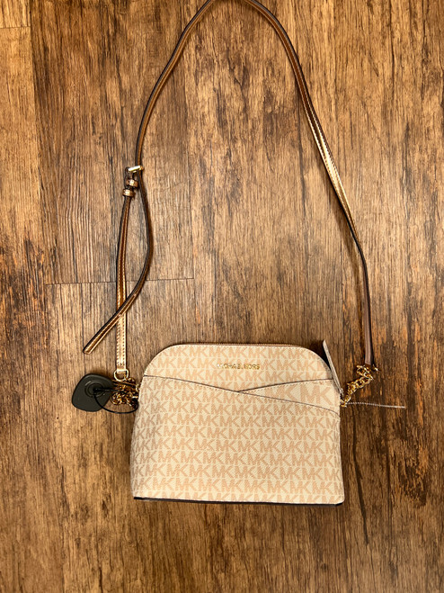 Vist Large View of Product Image Which is Used Michael Michael Kors Large Leather Handbag