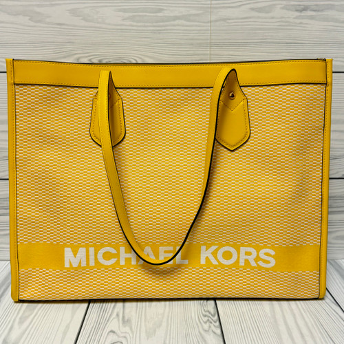 Vist Large View of Product Image Which is Used Michael Michael Kors Xlarge Leather Handbag