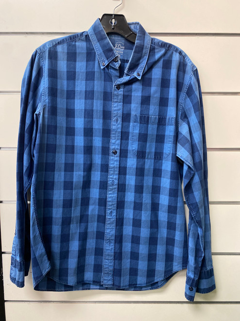 Vist Large View of Product Image Which is Used J. Crew Mens Long Sleeve Top M/15-15.5