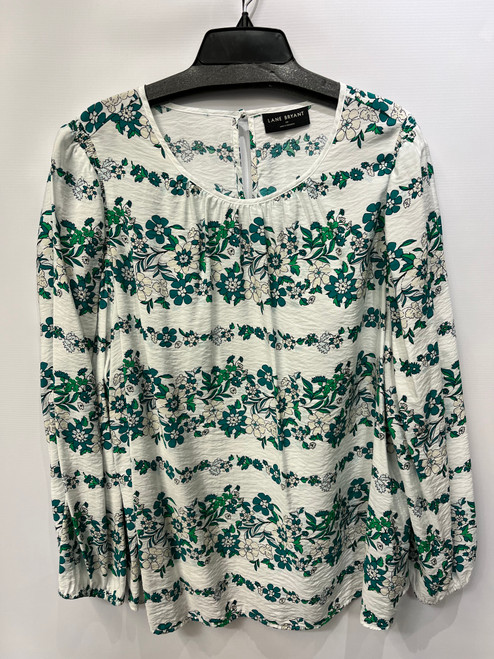 Vist Large View of Product Image Which is Used Lane Bryant Long Sleeve Top 4X-24