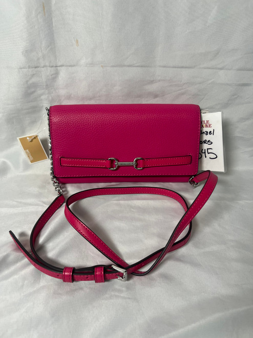 Vist Large View of Product Image Which is Used Michael Michael Kors Small Leather Handbag