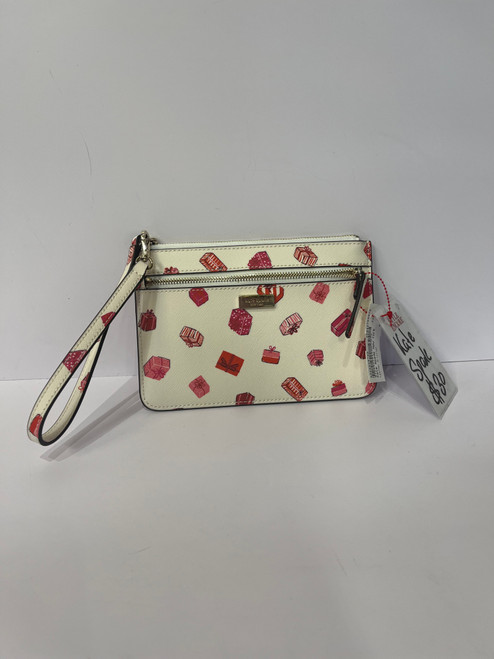 Vist Large View of Product Image Which is Used Kate Spade New York Leather Wristlet