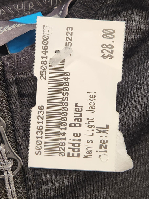 Used Eddie Bauer Men's Light Jacket XL 60027-S001361236 Vist Large View of Product Image Which is Used Eddie Bauer Men's Light Jacket XL