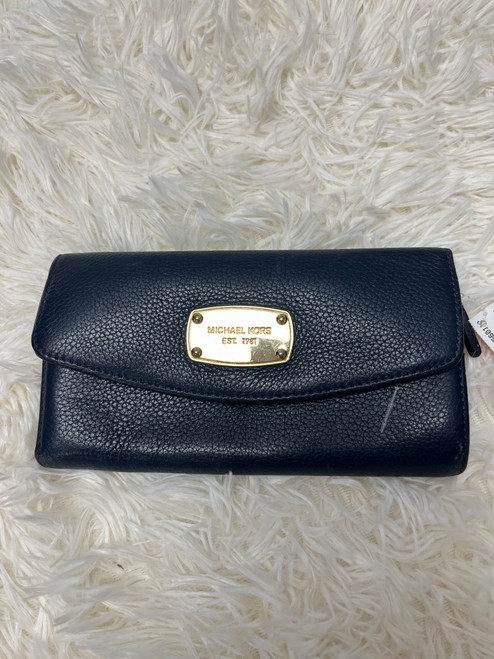 Vist Large View of Product Image Which is Used Michael Michael Kors Leather Wallet