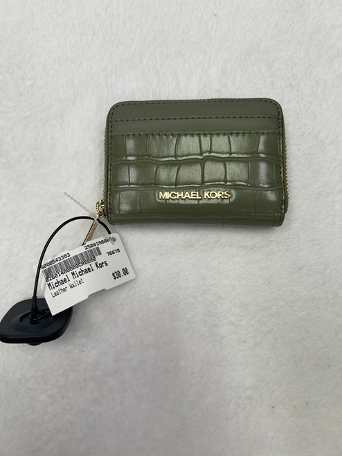 Vist Large View of Product Image Which is Used Michael Michael Kors Leather Wallet
