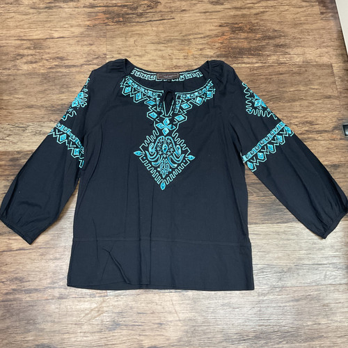 Vist Large View of Product Image Which is Used Double D Ranch Long Sleeve Top L-12/14