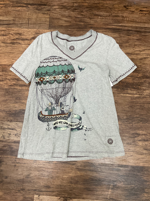 Vist Large View of Product Image Which is Used Double D Ranch Short Sleeve Top M-8/10