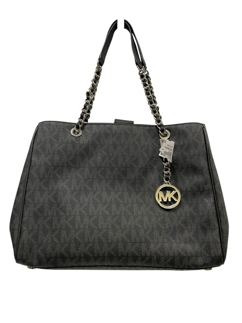 Vist Large View of Product Image Which is Used Michael Michael Kors Large Leather Handbag